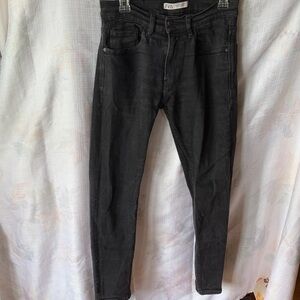 Zara Men's Charcoal Skinny Jeans